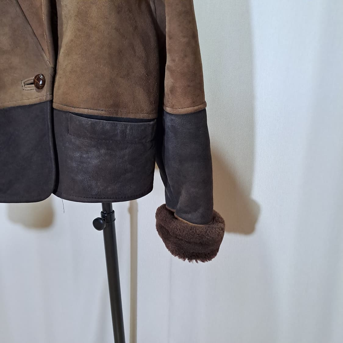 (택포 여성) 시어링 양가죽 양털 숏 무스탕 L B710 상품이미지4