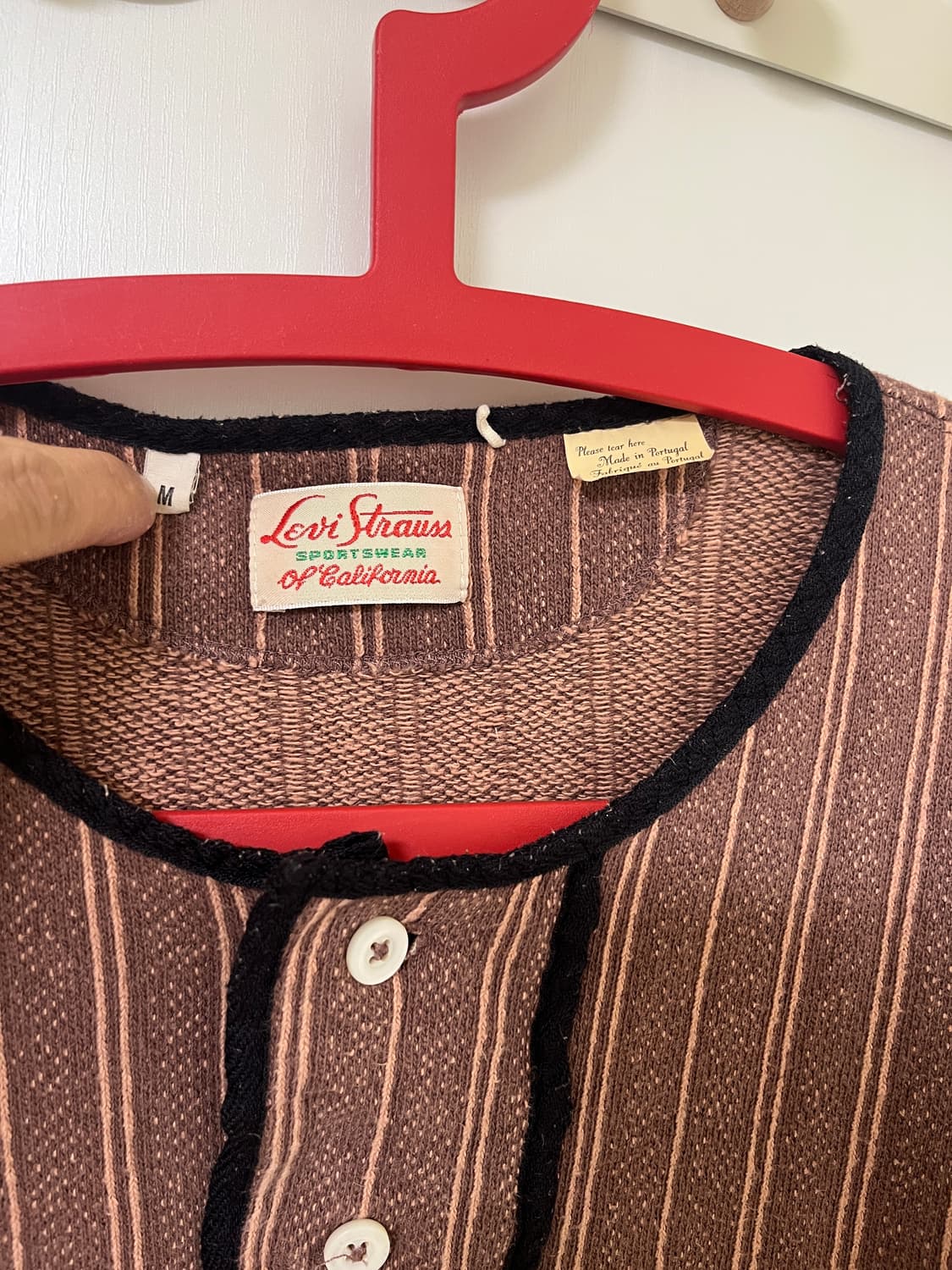 리바이스빈티지클로딩 LVC 1900s 헨리넥 샘플 M사이즈 상품이미지3