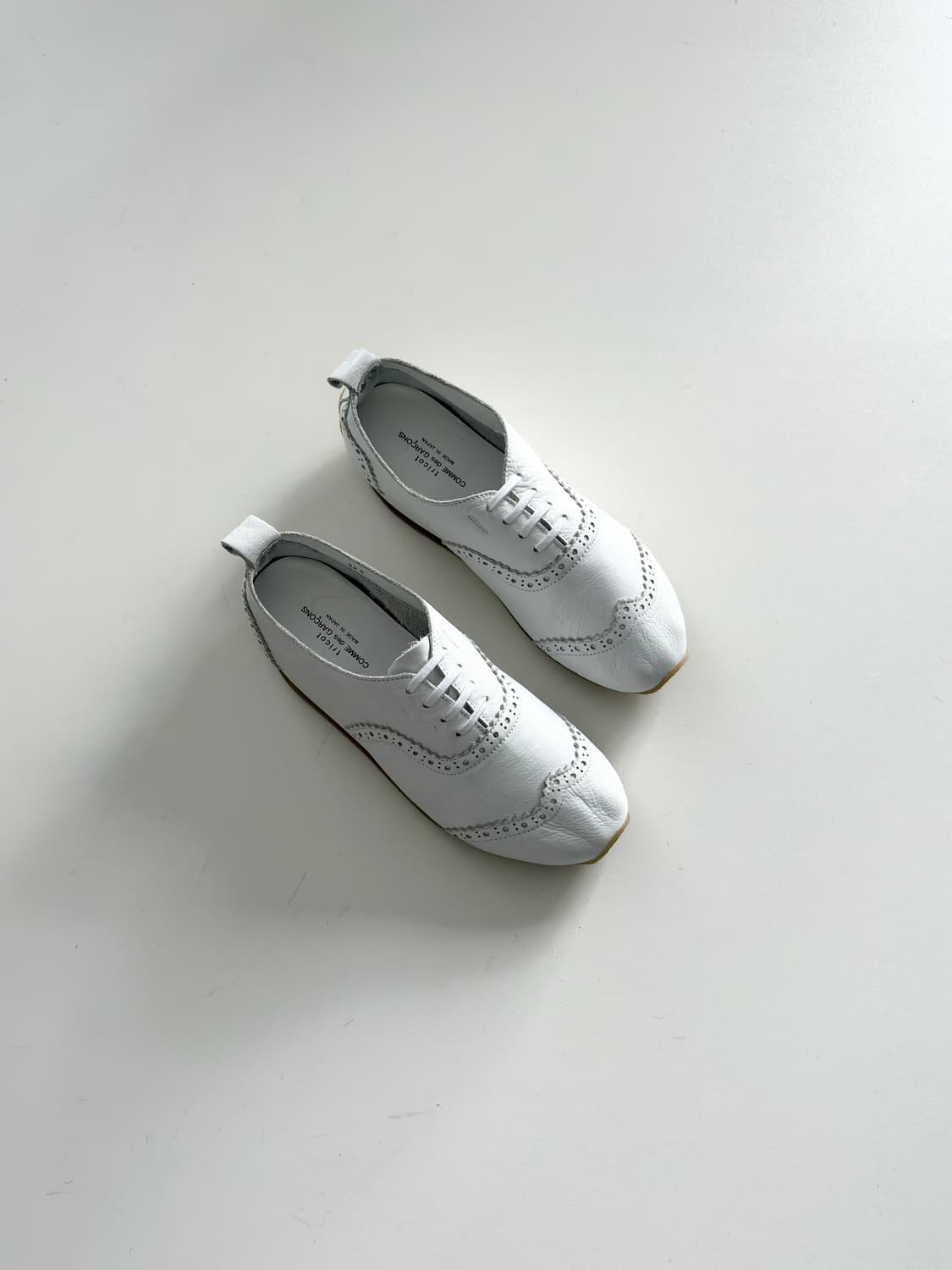 트리코 꼼데가르송 브로그 레더 스니커즈  상품이미지1