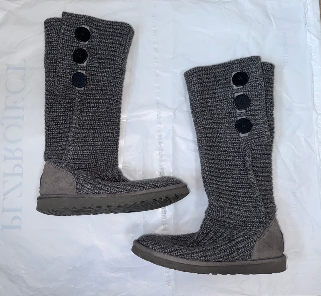 어그 ugg 카디 니트 부츠 그레이 250 상품이미지1