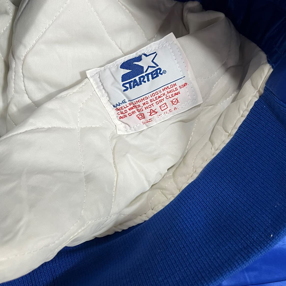 스타터 90s 시카고 컵스 올드스쿨 블루 스타디움 자켓 상품이미지8