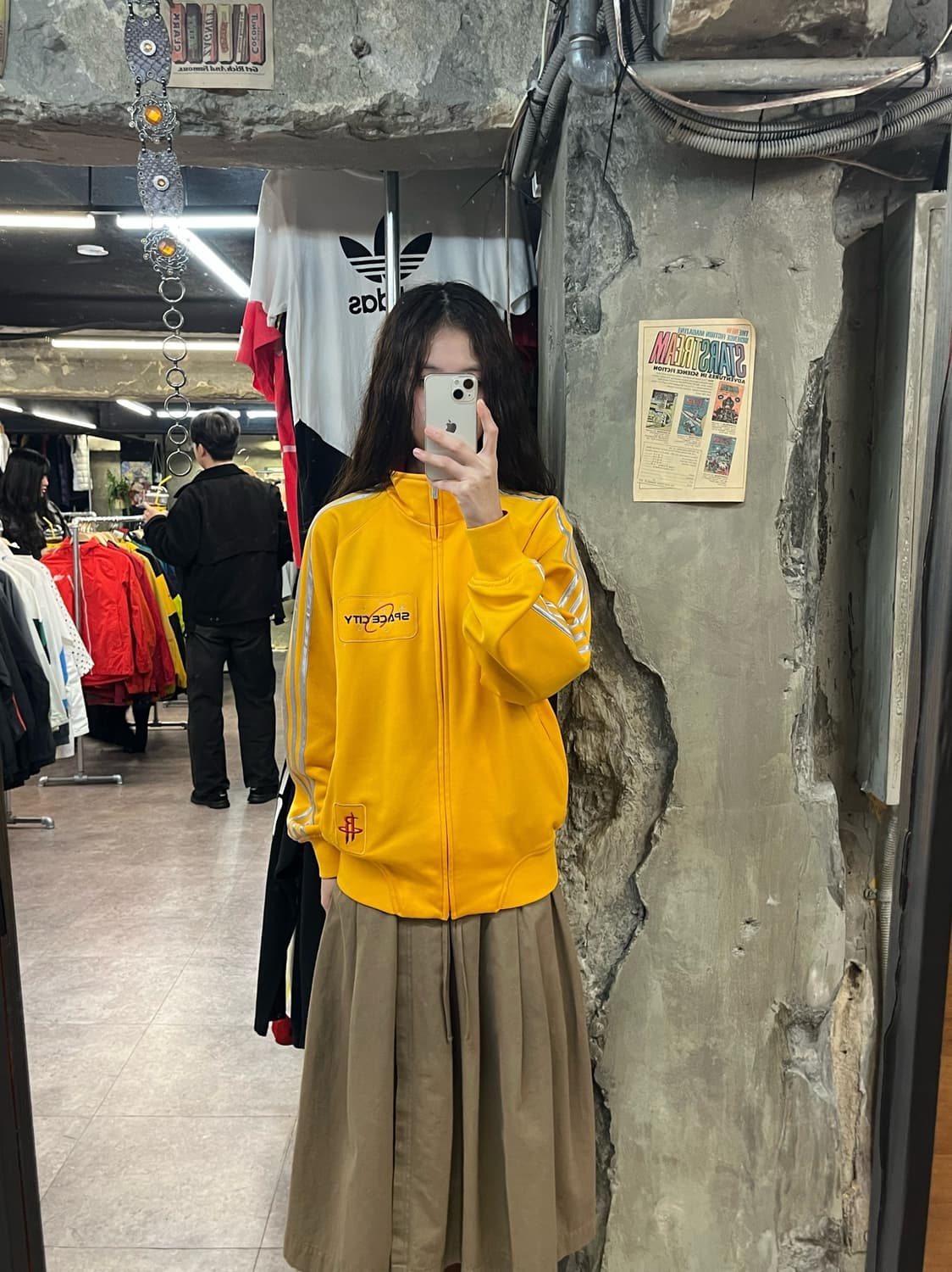 아디다스 nba 휴스턴 농구 져지 옐로우 S #csz1988 상품이미지2