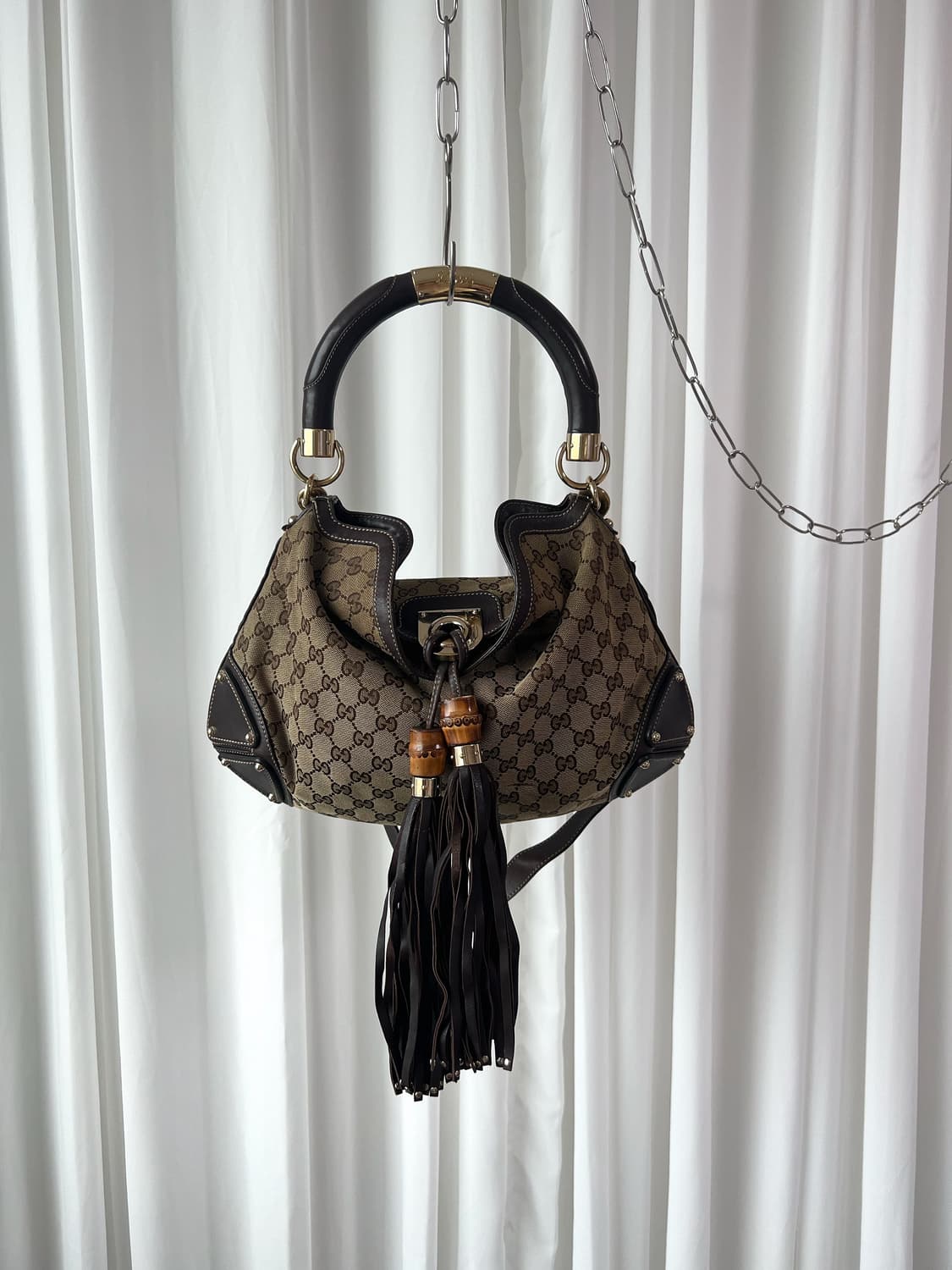 구찌 인디 뱀부 숄더백 상품이미지1