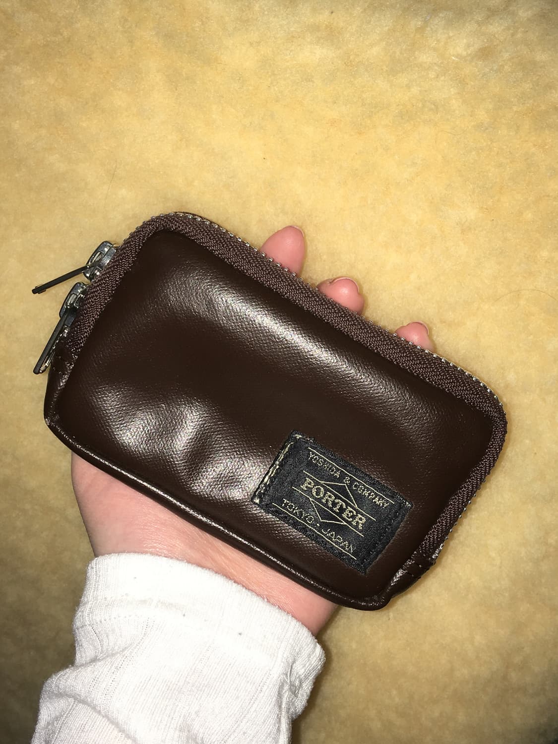 포터 프리스타일 멀티 코인케이스 브라운 상품이미지1