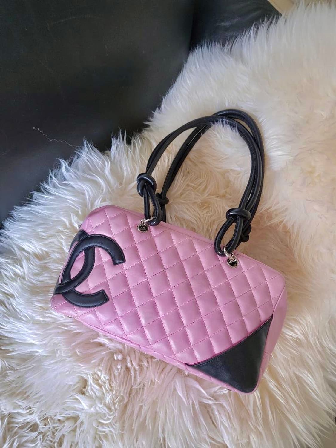 샤넬 깜봉 핑크 숄더백 상품이미지2