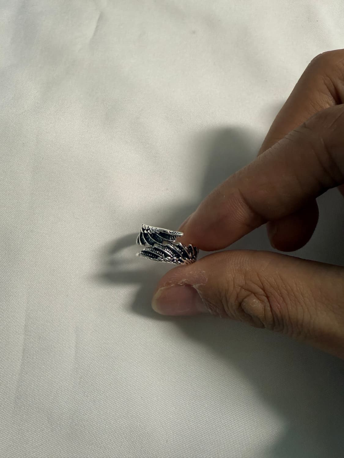 엔젤 윙 디테일 오픈링 Angel Wing Open Ring 상품이미지2