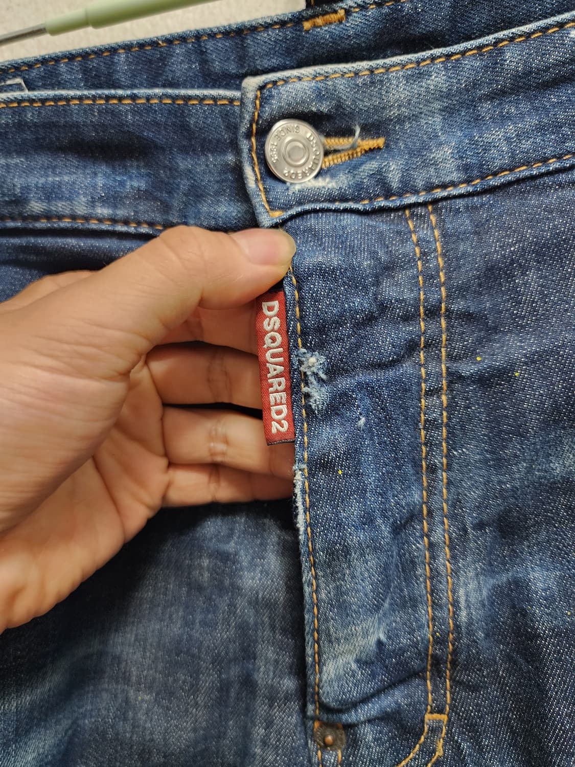 DSQUARED2 데님 반바지 데미지 워싱 상품이미지5