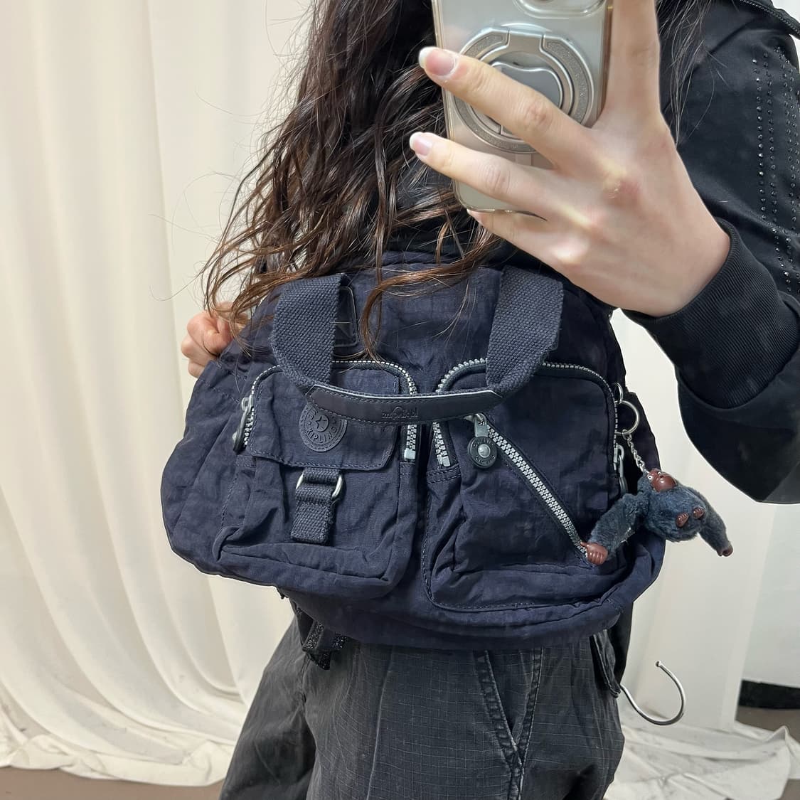 Kipling Navy Cross Bag 상품이미지3