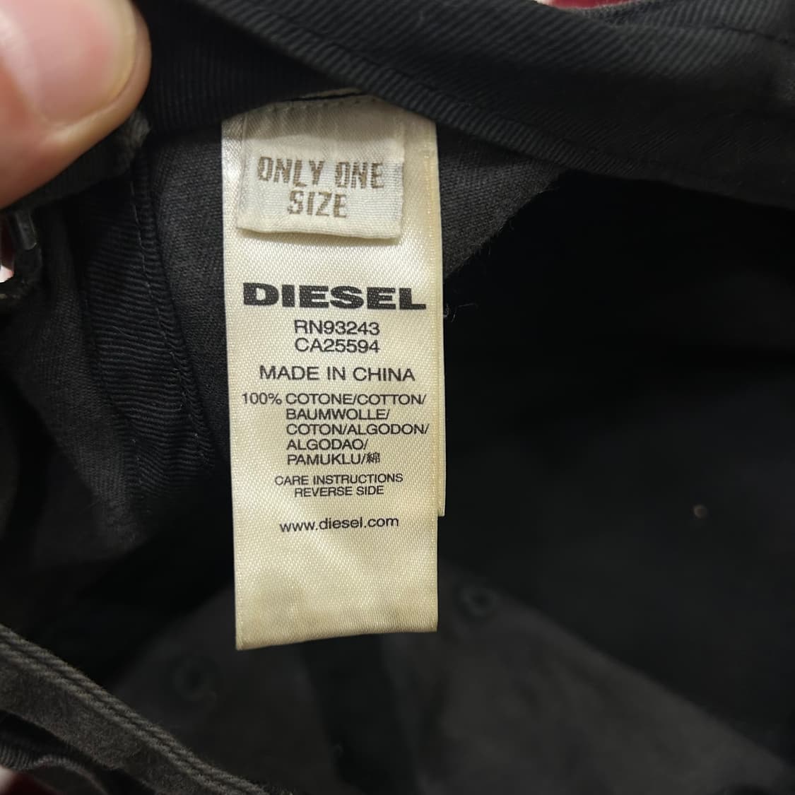 디젤 아카이브 볼캡 상품이미지5