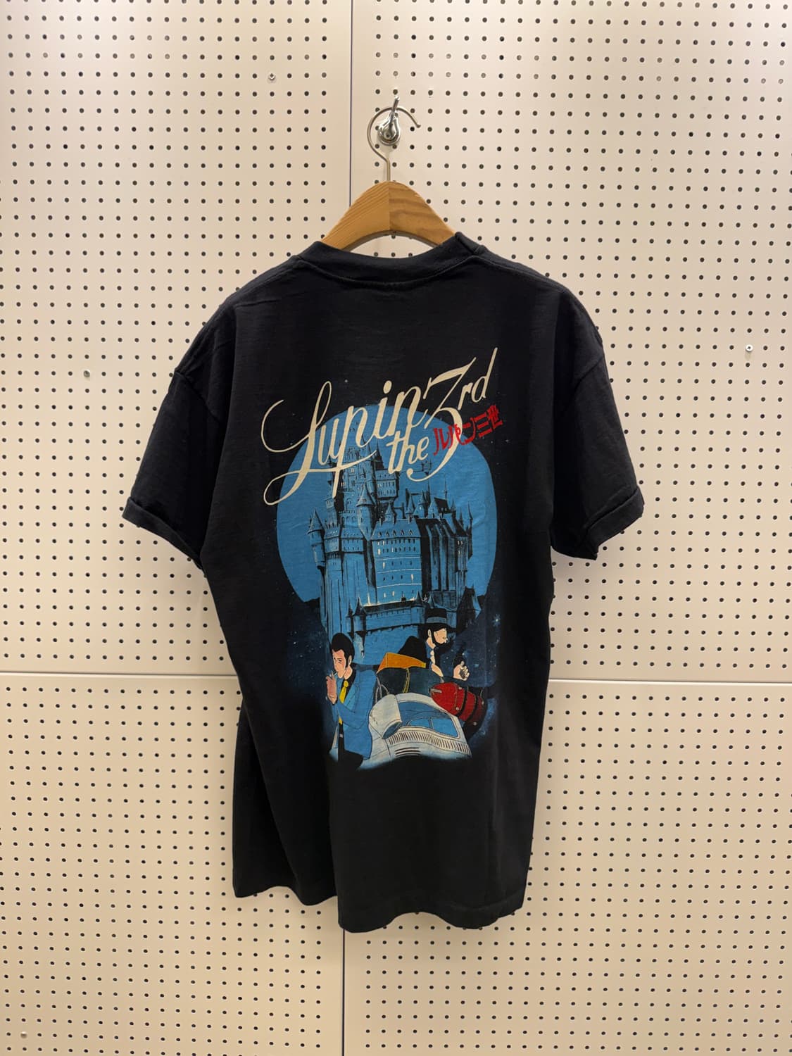 빈티지 90년대 루팡3세 애니 프린팅 반팔 티셔츠 U1286 상품이미지3