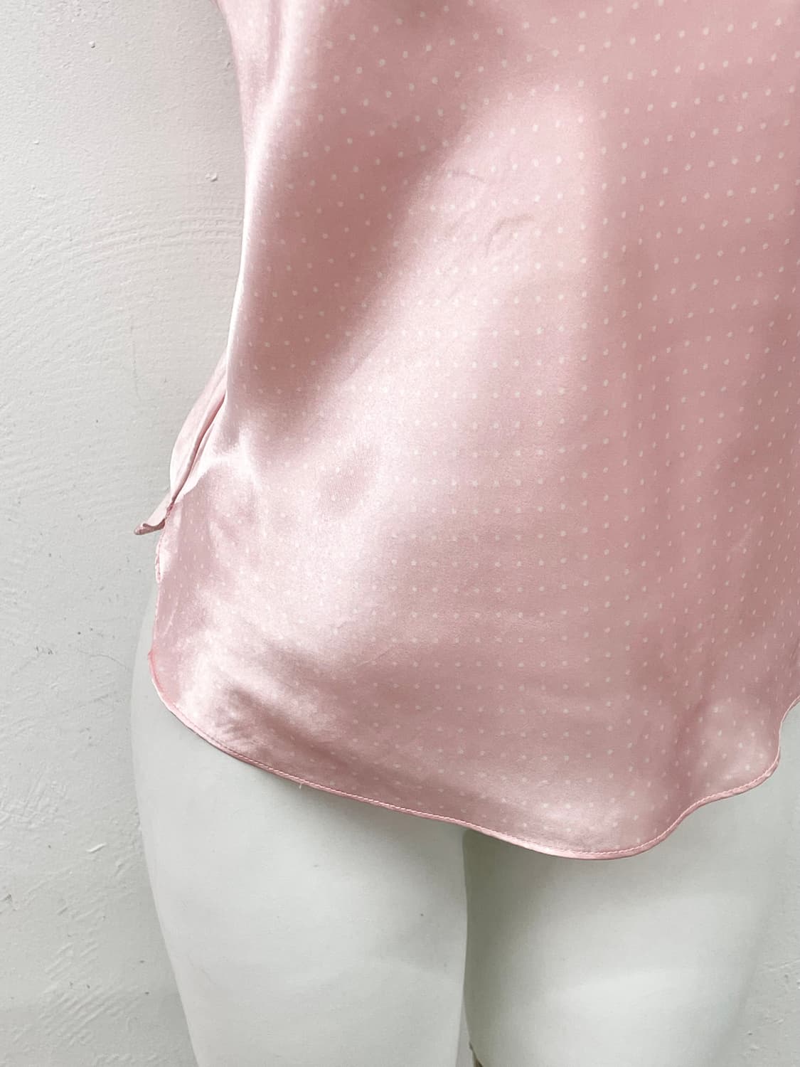 히메갸루 핑크 도트 레이스 슬립 상품이미지3