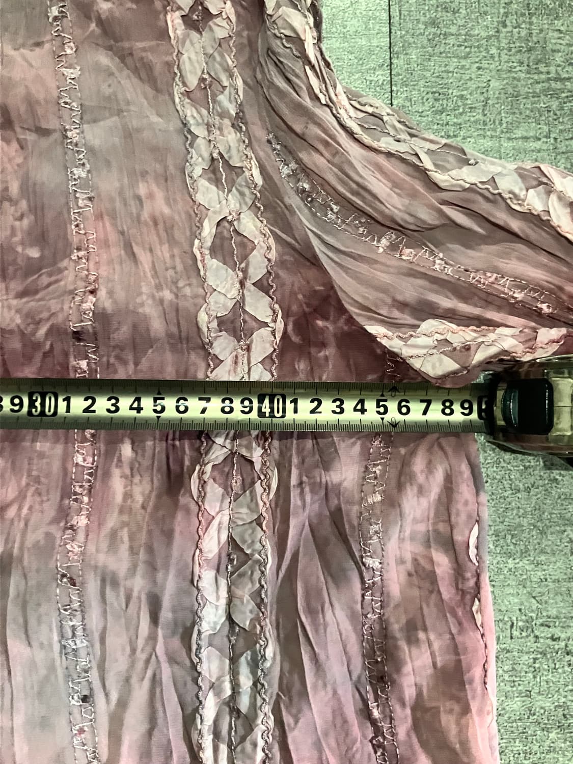 일본빈티지 Chardonne 핀터깔 보헤미안갸루 공주풍 아오이유우블라우스 상품이미지2
