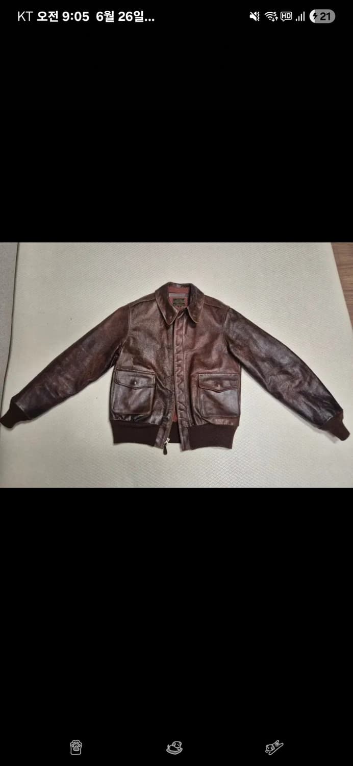 버즈릭슨 홀스하이드 말가죽 a2자켓 (38) 판매 상품이미지2