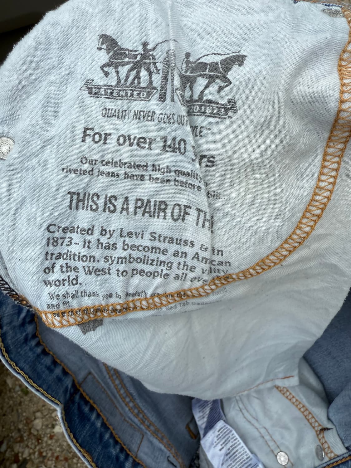 Levis 550 릴렉스 데님팬츠 상품이미지9