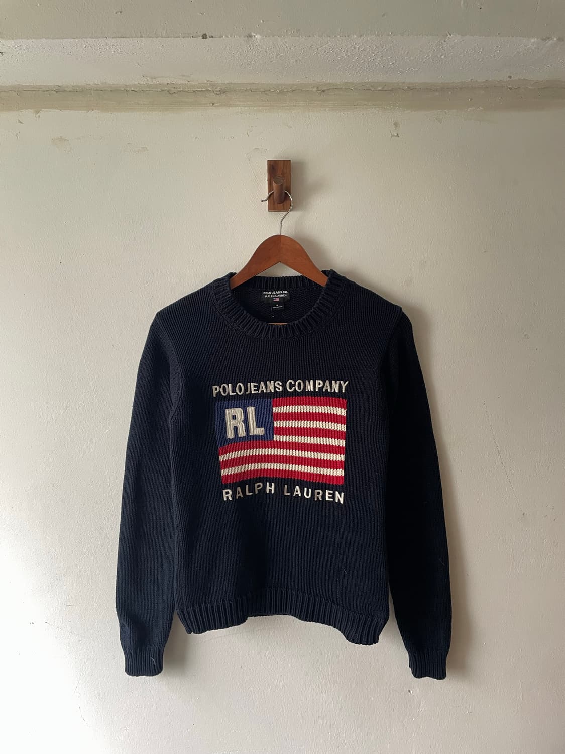 Vintage Polo Ralph Lauren 성조기 스웨터 상품이미지1