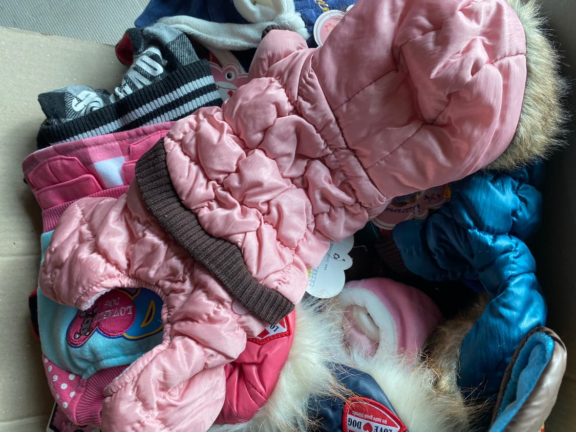 애견 강아지 패딩 옷 24점 일괄 상품이미지2