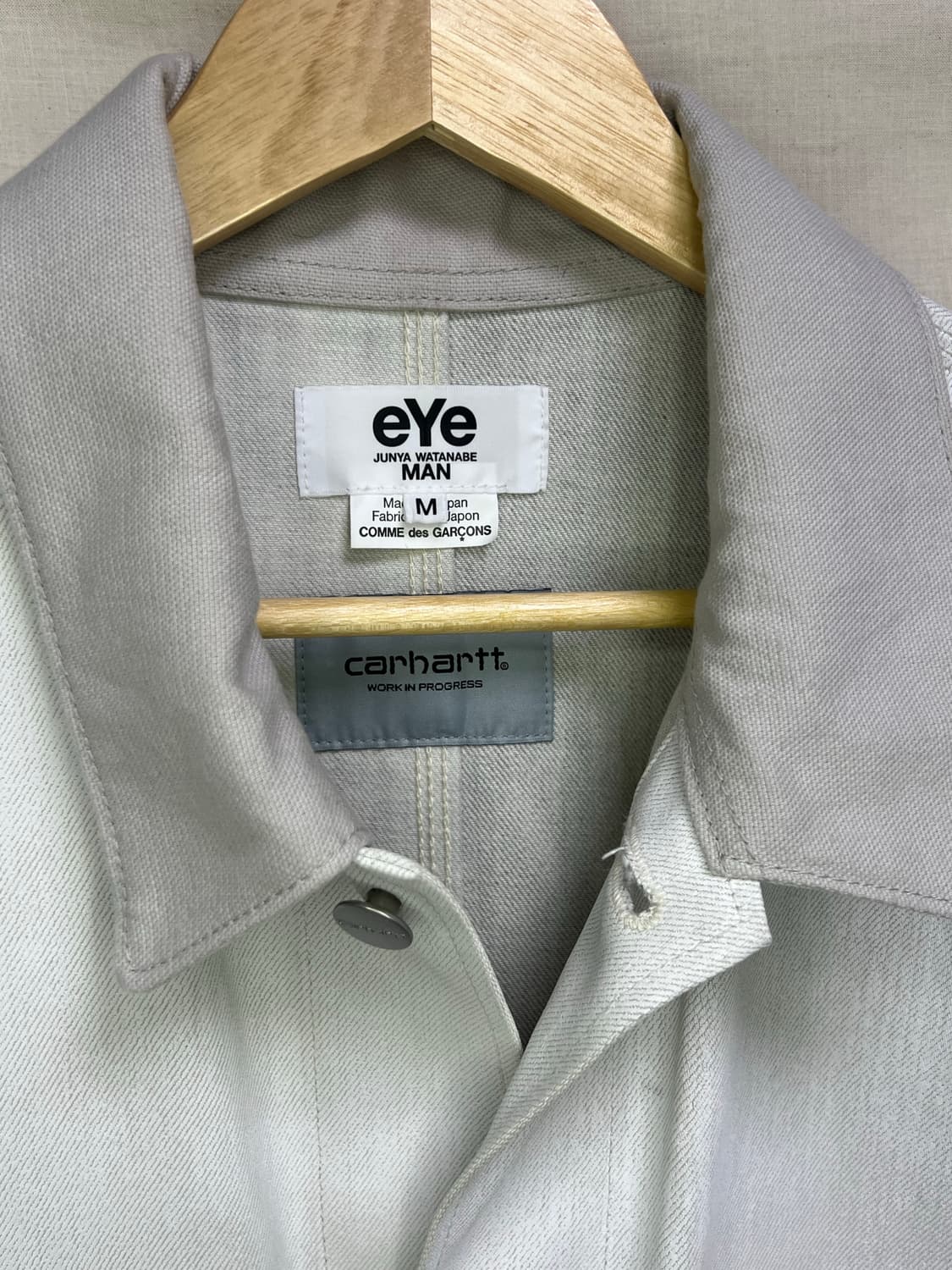 준야와타나베 칼하트 25SS 코티드 데님 카코트 상품이미지4