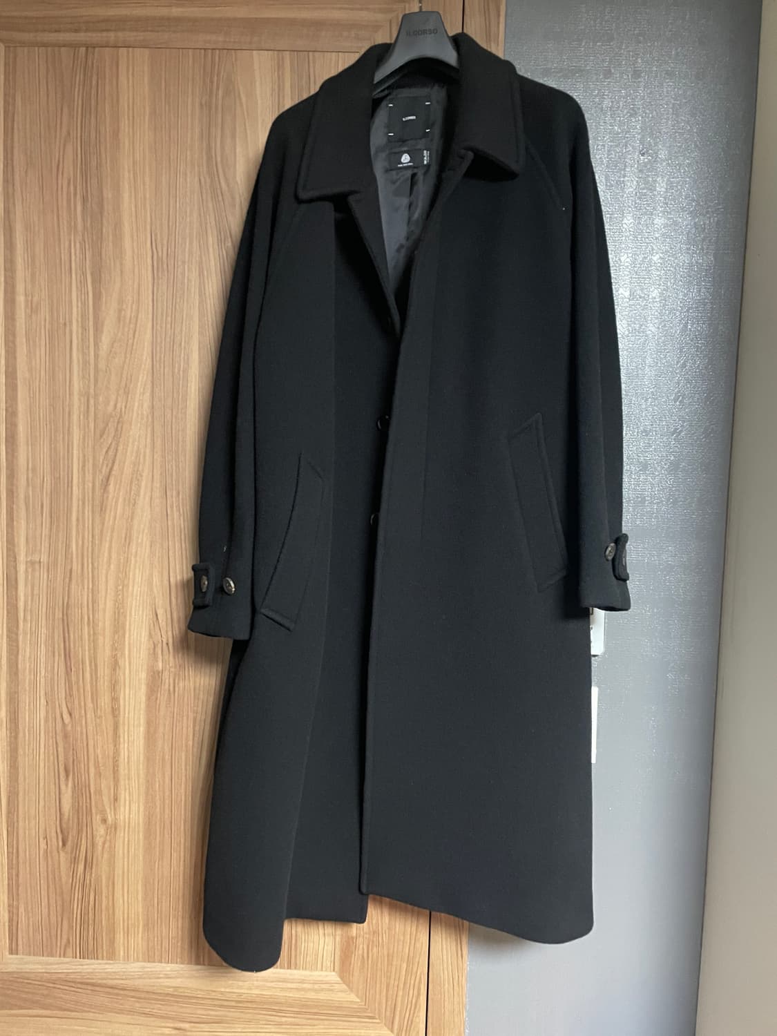 23FW 일꼬르소 캐시미어 블렌드 발마칸 코트 XL 상품이미지1