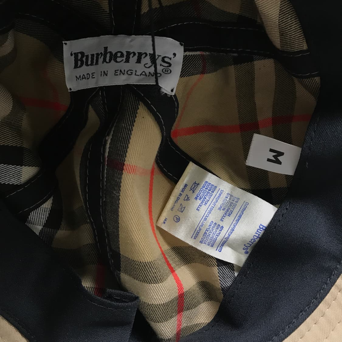 버버리 베이지 버킷햇 M 상품이미지4