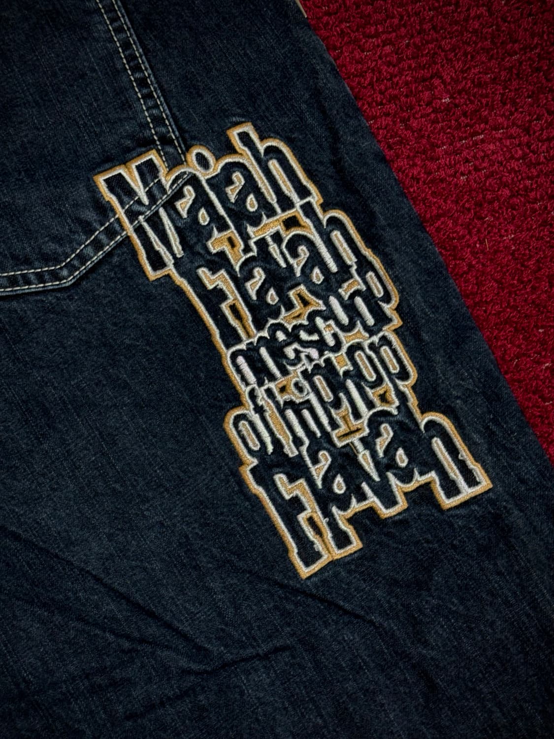 마자 플라바 와이드 생지 데님 팬츠 36 상품이미지2