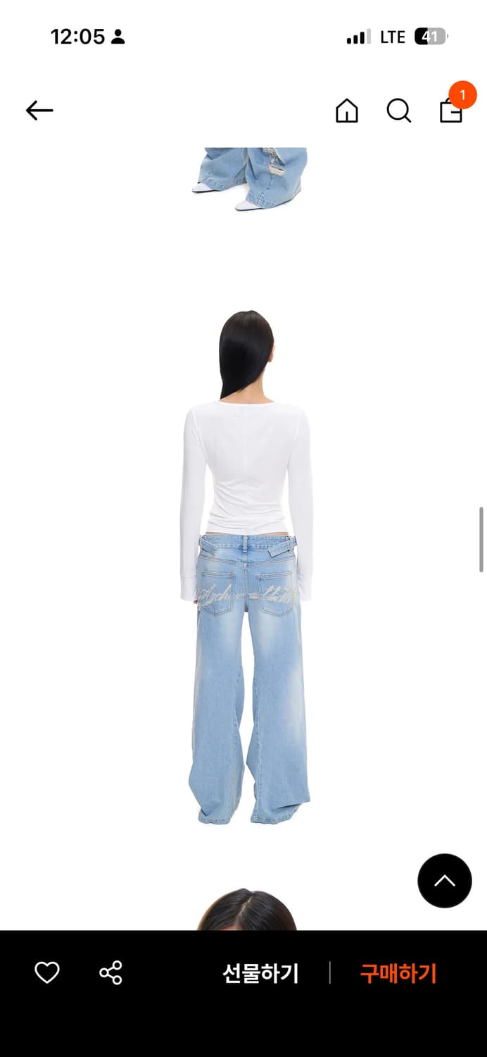 2000아카이브스 draped henley top, white 상품이미지2