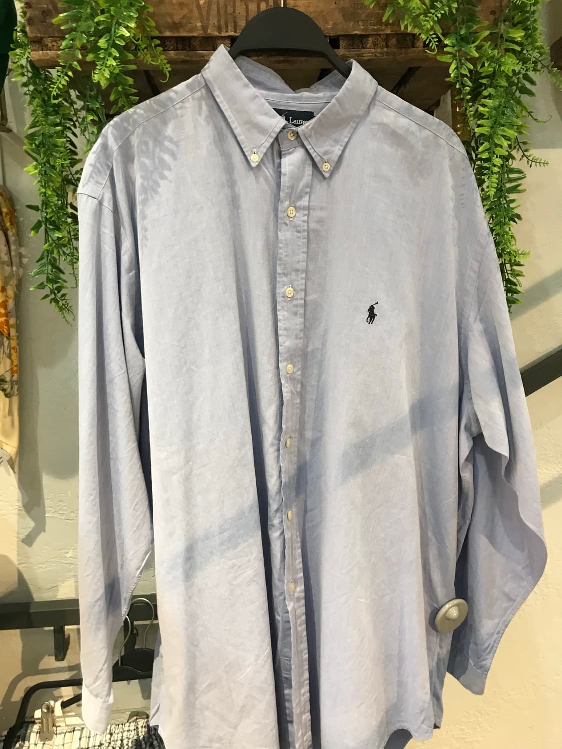 빈티지 블루폴로모리 세트 폴로 셔츠 하구미 모리걸 상품이미지3