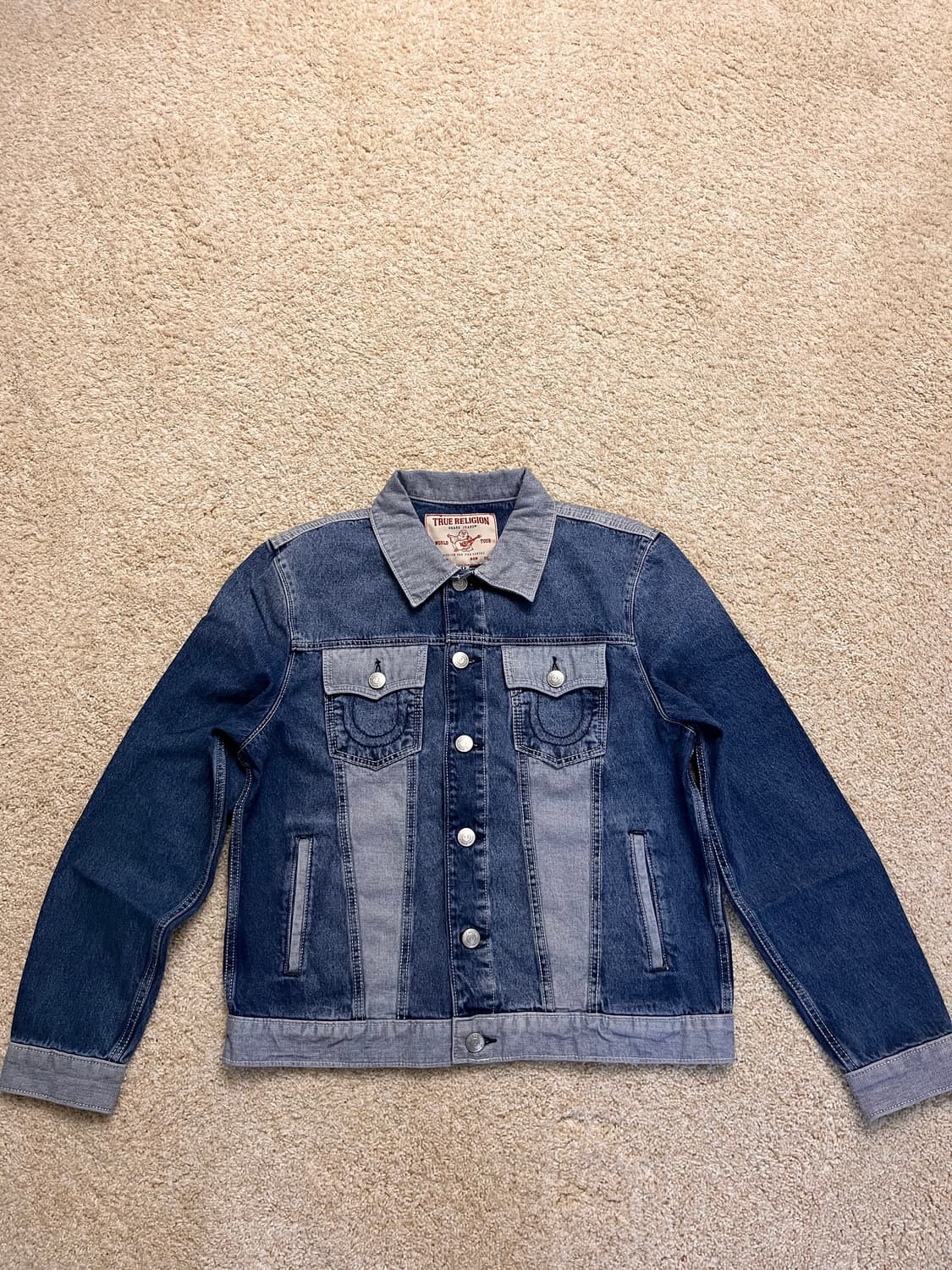 [새상품/미국] 트루릴리전 투톤 데님 자켓 M (리버스트러커700781) 상품이미지9