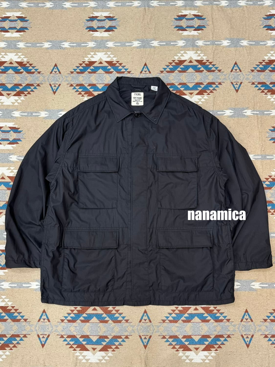 [L] 나나미카 라이트 웨이트 필드 자켓 블랙 상품이미지1