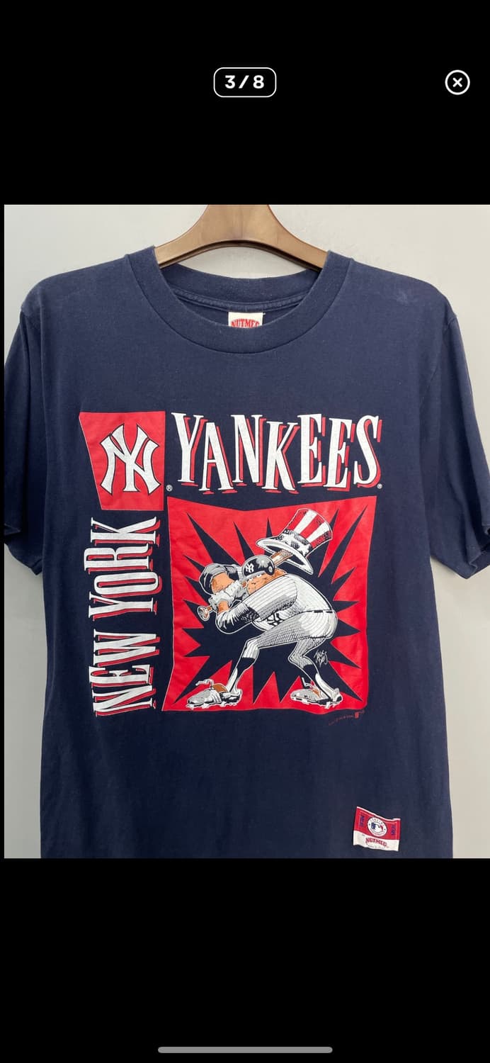 넛메그 USA 양키스 카툰 반팔 A2935 상품이미지3