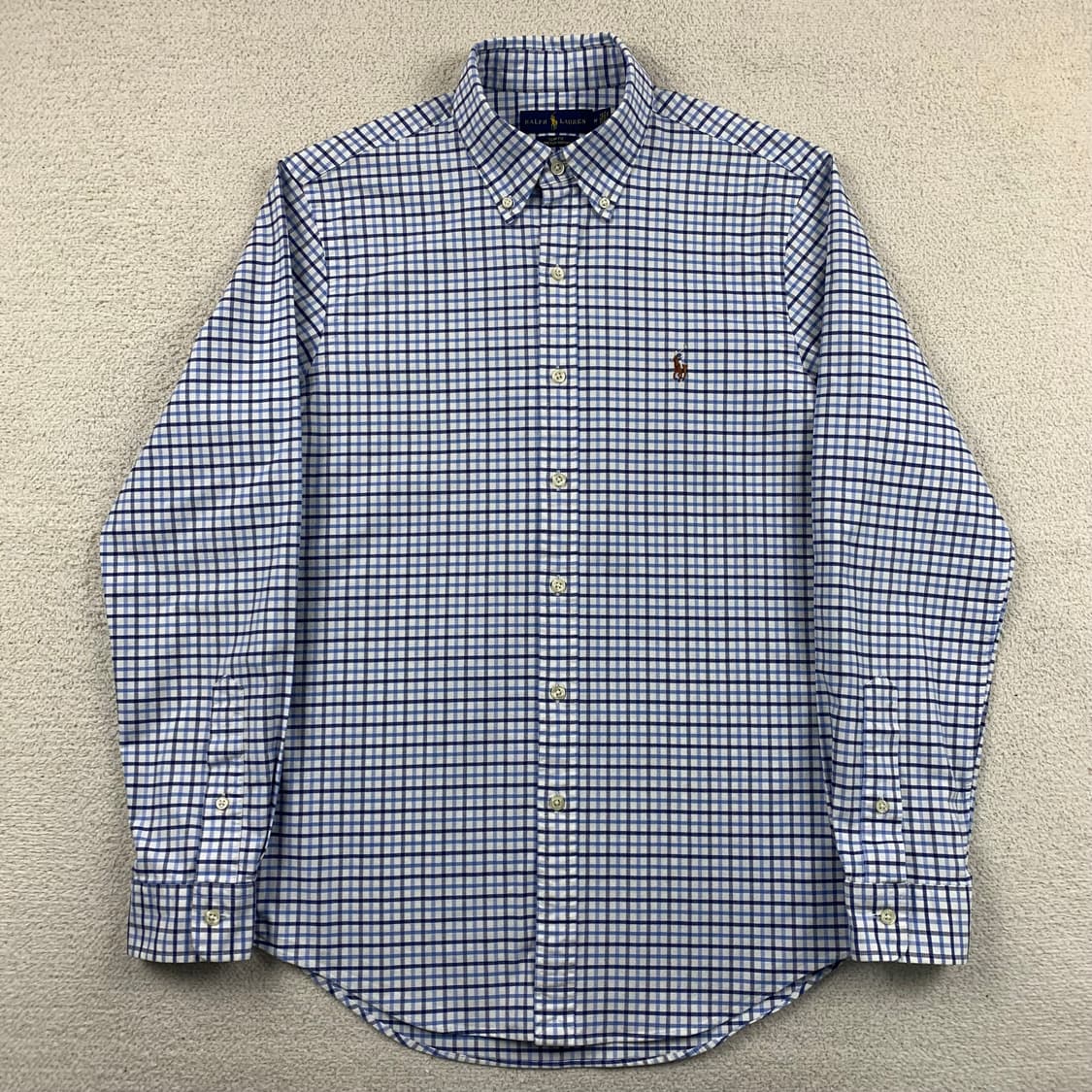 폴로 랄프로렌 멀티포니 슬림핏 스트레치 옥스포드 체크셔츠 상품이미지1