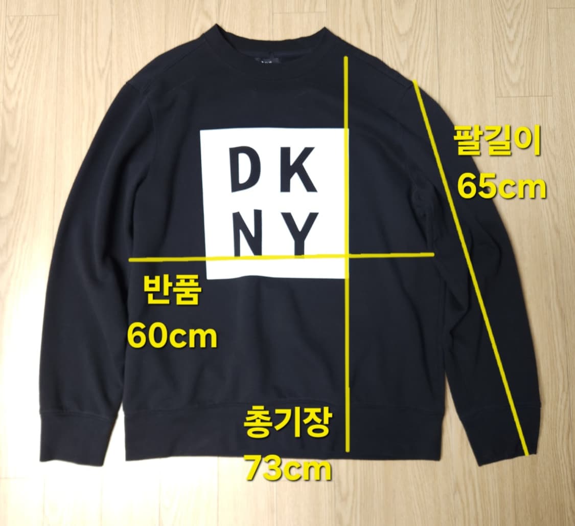 DKNY (도나카란뉴욕) 더블페이스 박스로고 스웨트 셔츠, 기모 맨투맨 상품이미지7