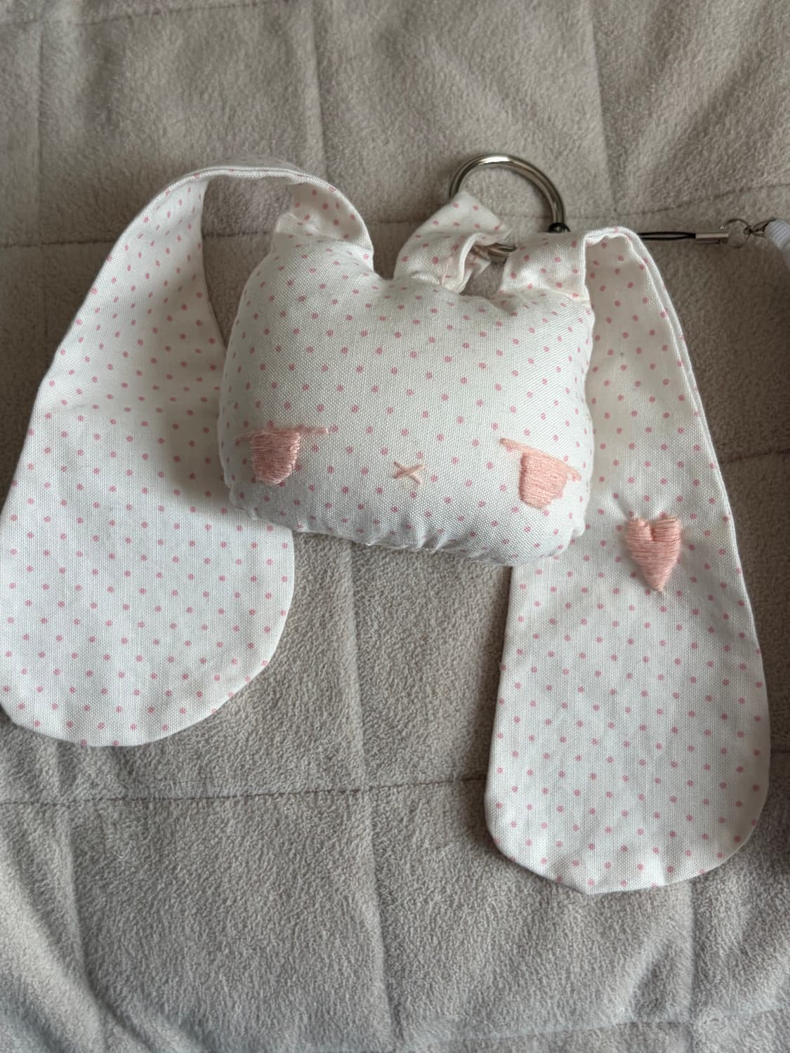 도트 토끼 키링 상품이미지2