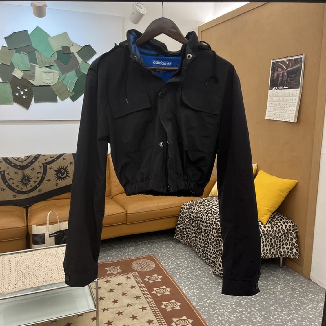 아디다스 스케이드보딩 스포티 크롭 바람막이 자켓 105 C10170 상품이미지3