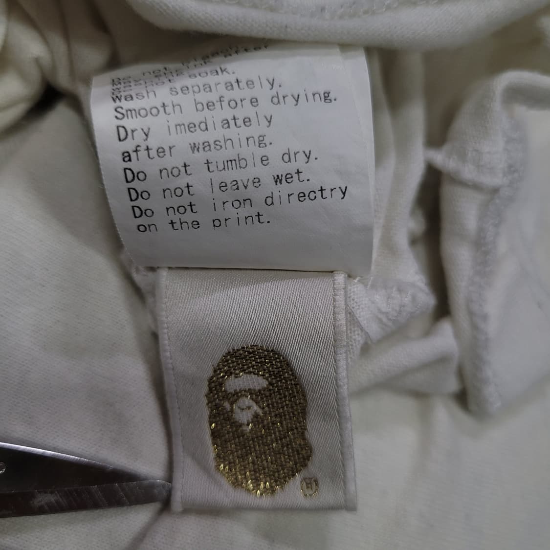 BAPE 베이프 파이레츠 스토어 빈티지 레글런 빅로고 셔츠 상품이미지7