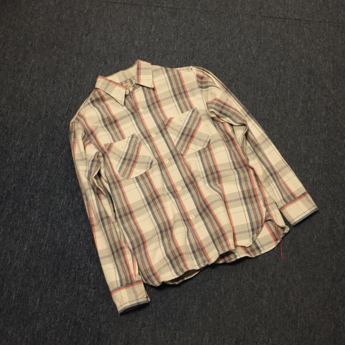 슈가케인 체크 워크셔츠 상품이미지1