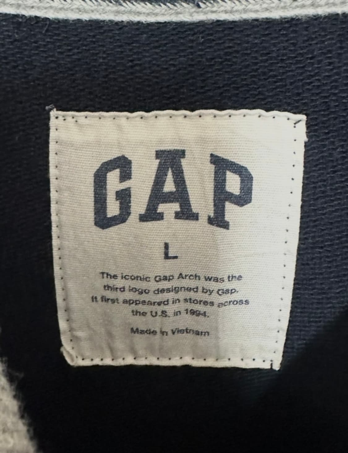 GAP 갭 성조기 네이비 후드티 상품이미지4