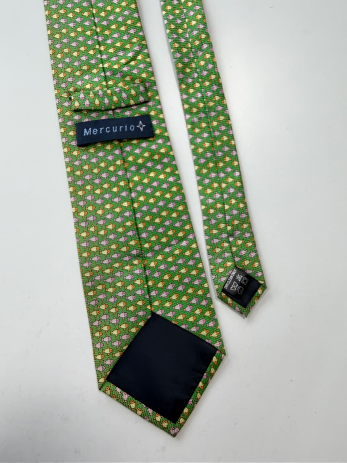 빈티지 패턴 실크 넥타이 8.9cm 상품이미지5