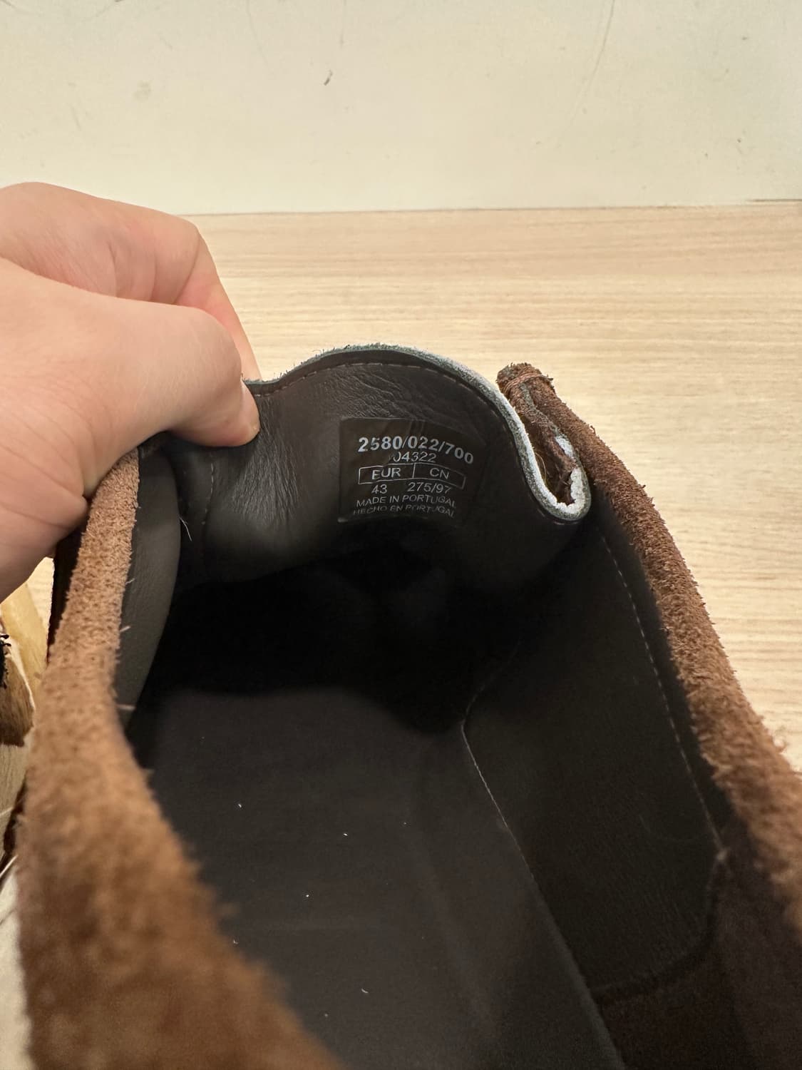 (43) 자라 클락스 왈라비 레더 모카신 더비 슈즈 상품이미지8