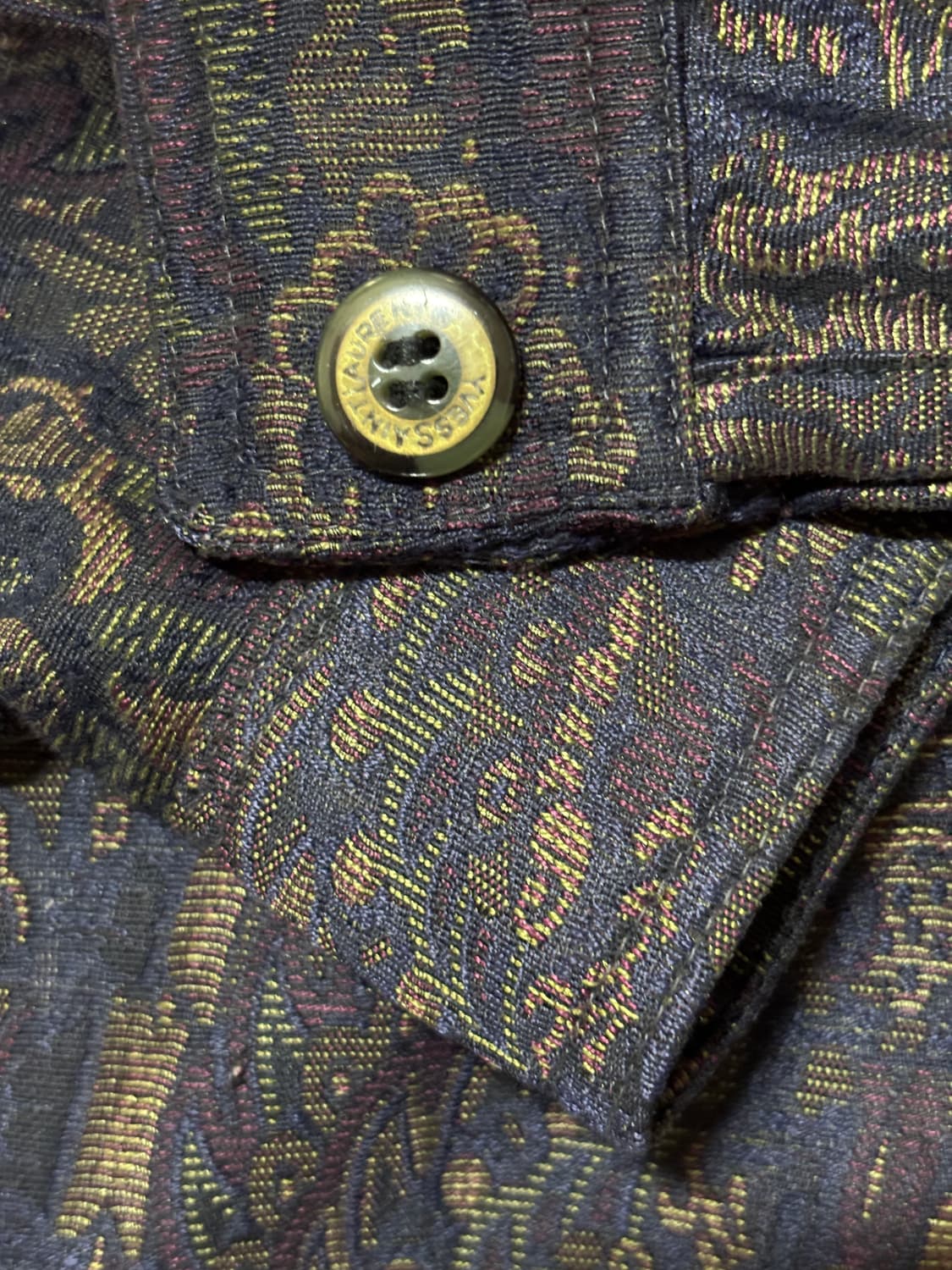 ysl wild pattern bomber cardigan L size 상품이미지10