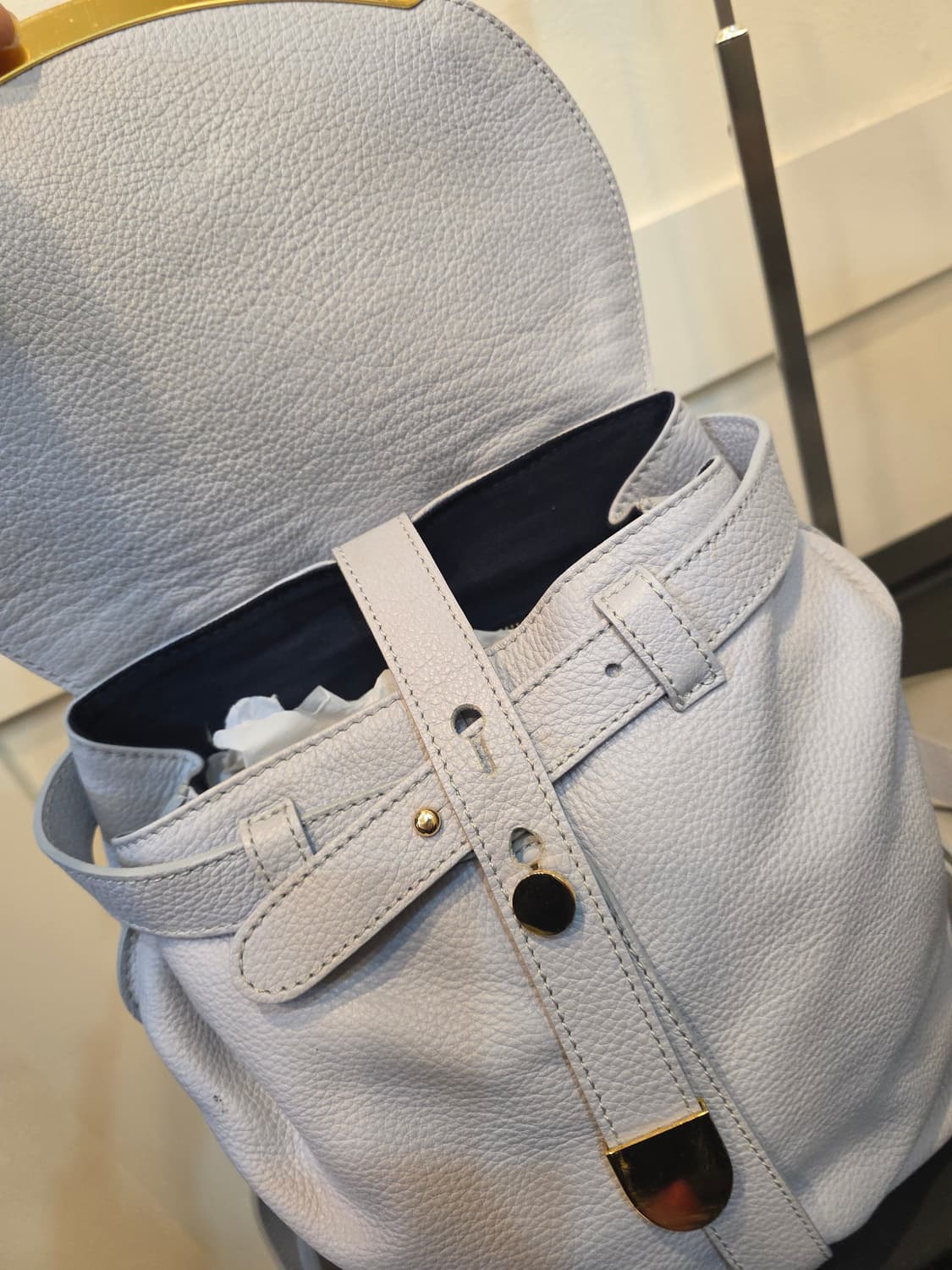 씨바이끌로에 리지 베이비블루  백팩 상품이미지8