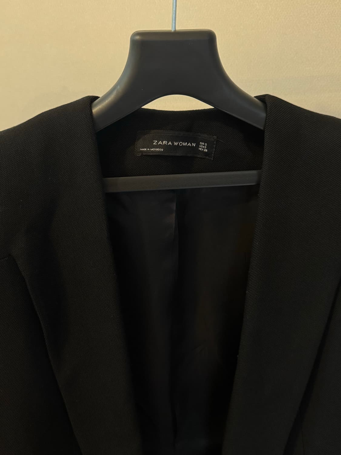 Zara woman 블랙 롱자켓(S) 상품이미지2