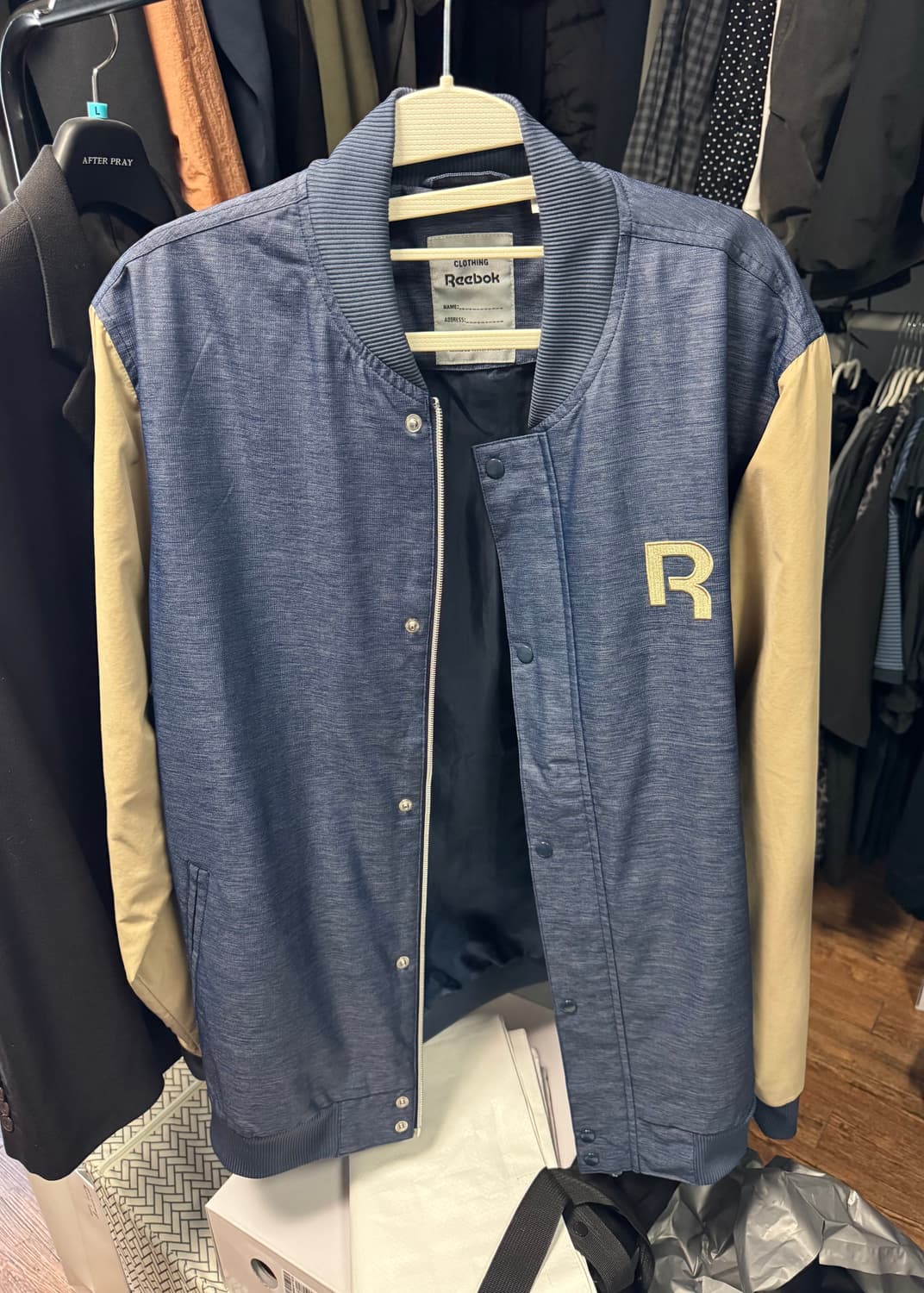 (L) reebok 바시티 자켓 상품이미지1