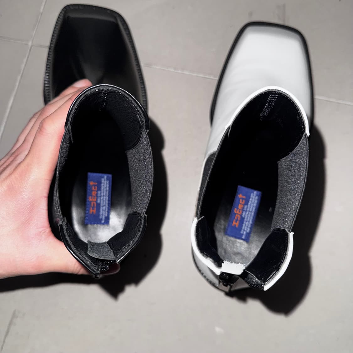 후망 시그니처 무광부츠 ( 블랙 / 화이트 ) (새상품) 상품이미지9