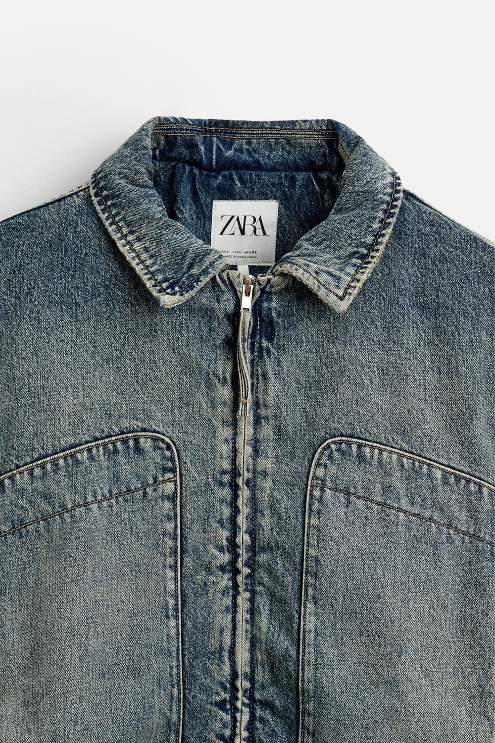 zara 포켓 데님 자켓 상품이미지3