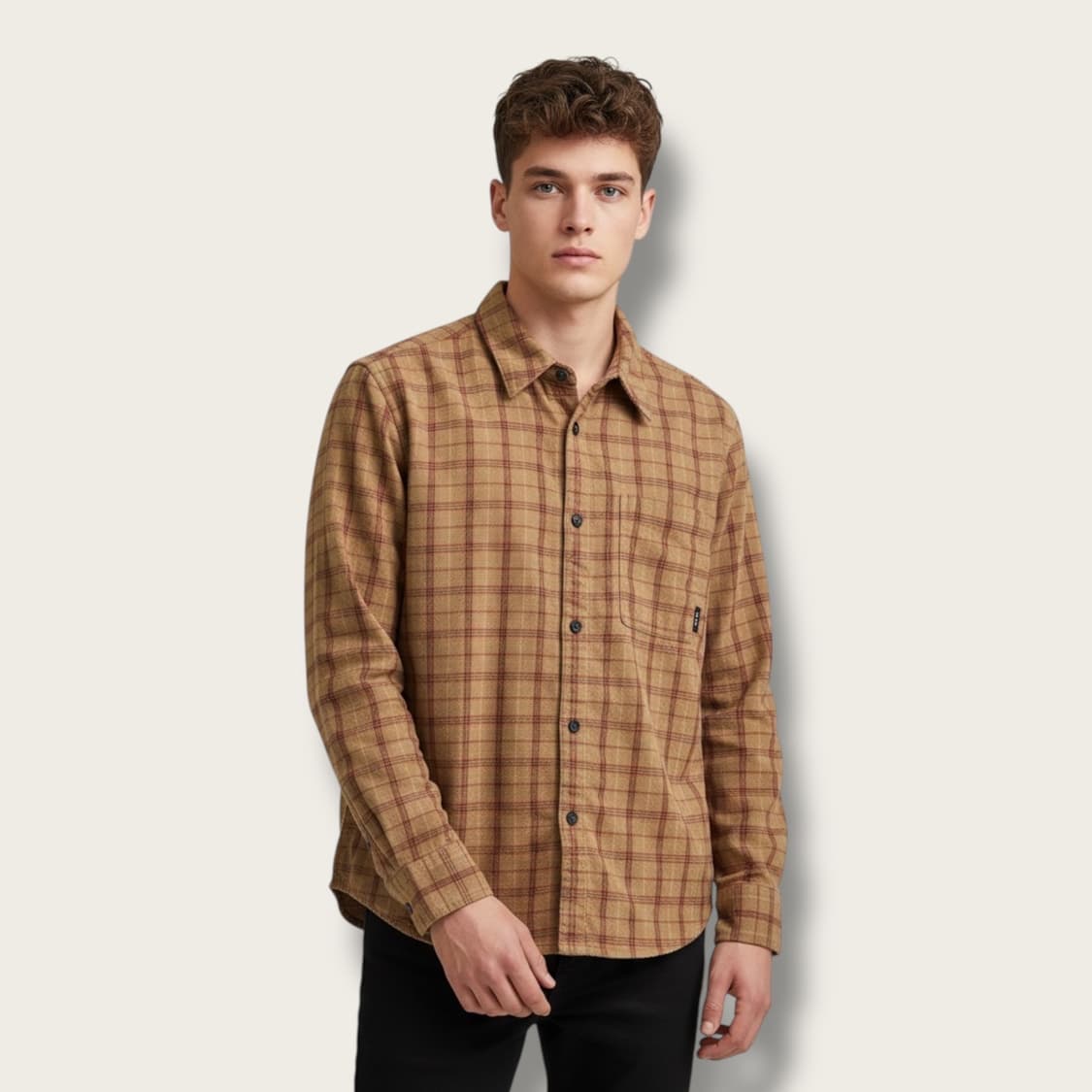 100~105/ 솔리드옴므 21SS 체크셔츠 자켓 상품이미지1