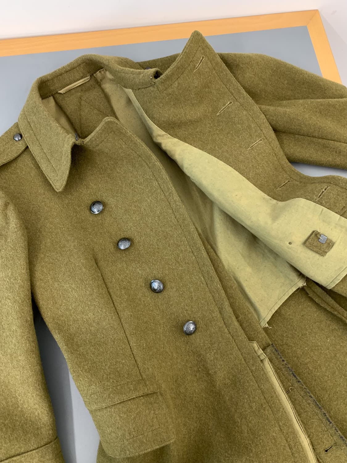 밀리터리 헤비울 트렌치 코트 100 상품이미지8