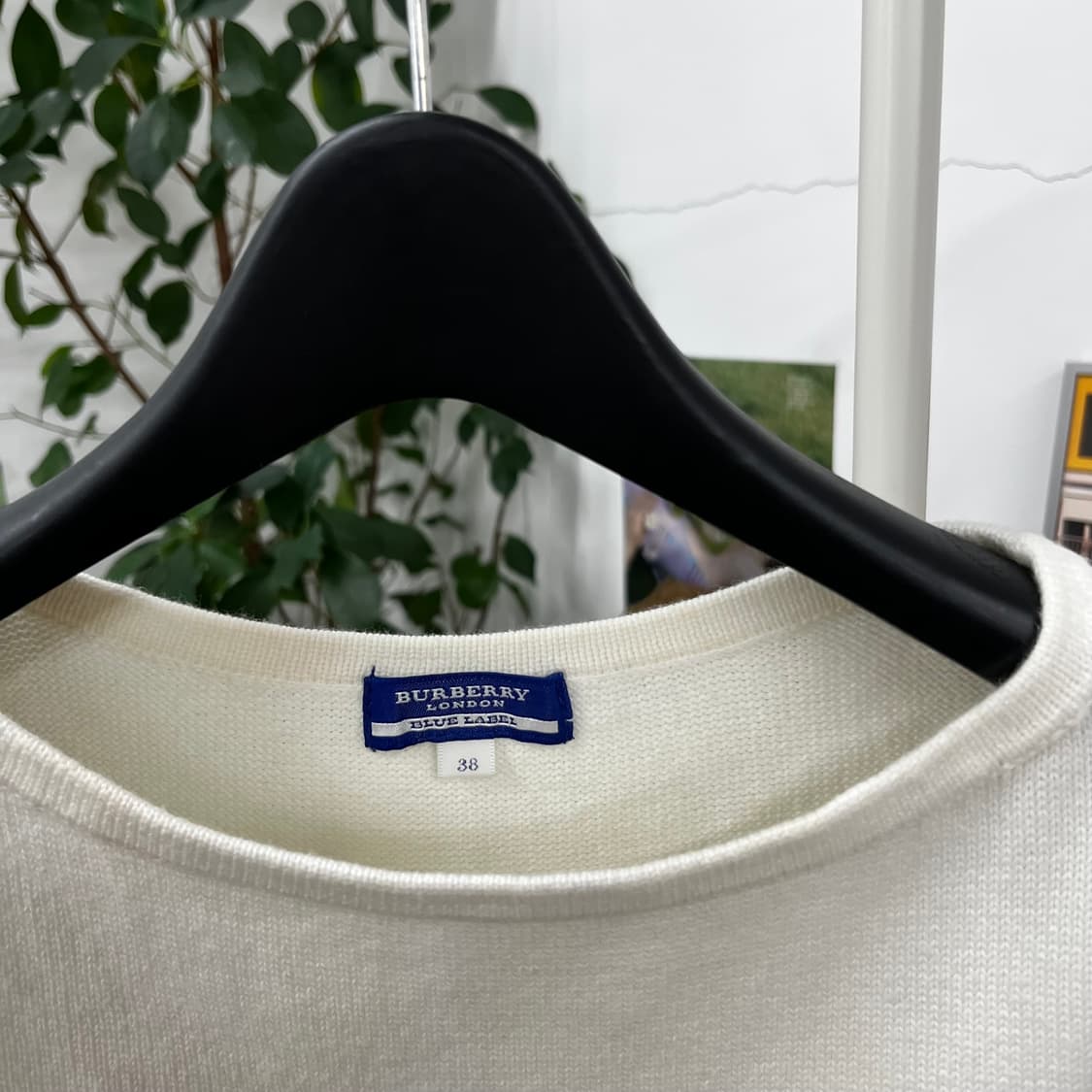 버버리 블루라벨 반팔 니트 38 상품이미지3