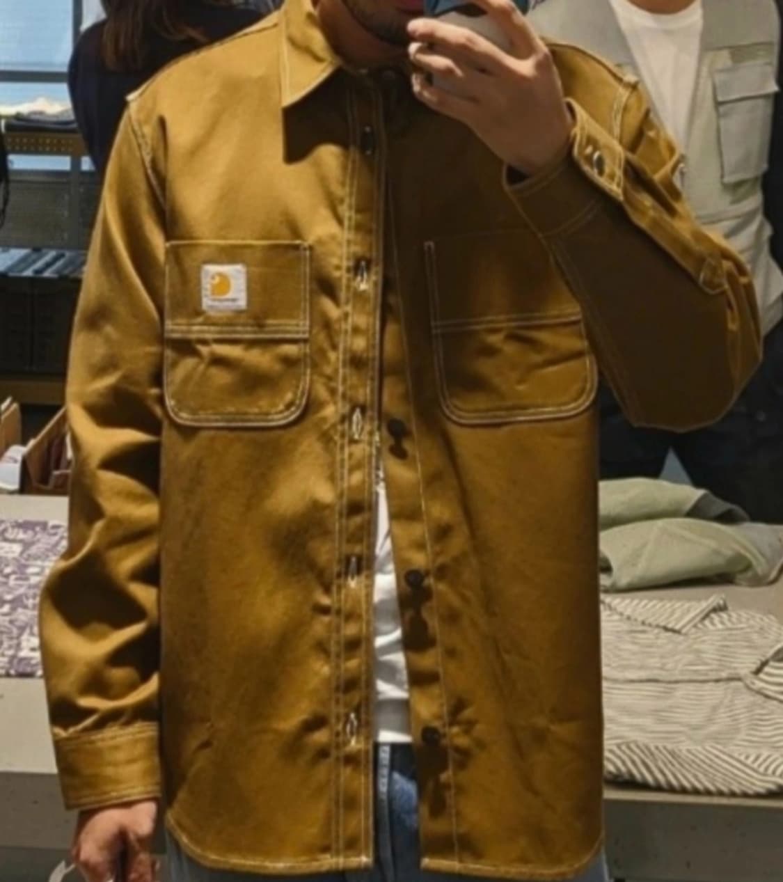 새상품) 칼하트 남성 자켓 초크 데님 자켓 상품이미지7