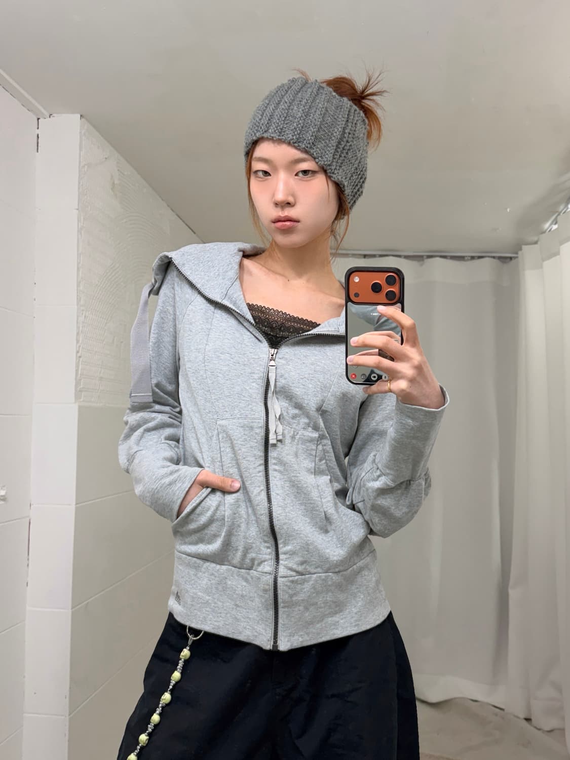 아디다스 그레이 닌자핏 코튼 져지 상품이미지1