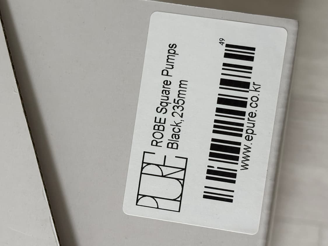 에퓨레 robe square pumps 상품이미지9